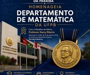 Assembleia Legislativa da Paraíba homenageia Departamento de Matemática da UFPB
