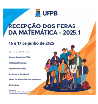 Recepção dos Feras da Matemática 2025.1