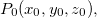 $P_0 (x_0,y_0,z_0),$