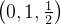 $\left( 0,1,\frac{1}{2}\right) $