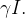 $\displaystyle \gamma I.  $