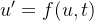 \begin{equation} \label{abstrato} u’=f(u,t) \end{equation}