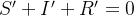 $S’+I’+R’=0$