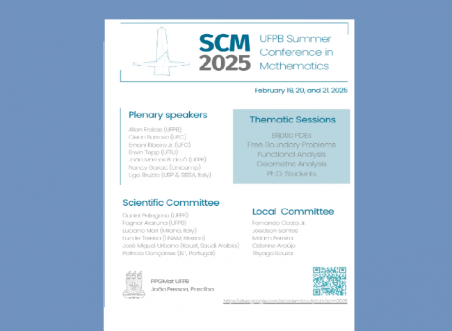 UFPB Summer Conference in Mathematics (SCM 2025)