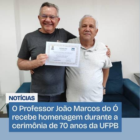 UFPB 70 ANOS — Homenagem ao Departamento de Matemática