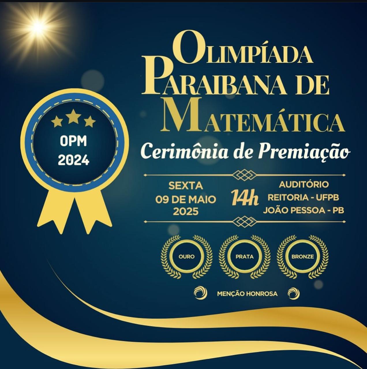 Imagem de capa da notícia Premiação OPM 2024